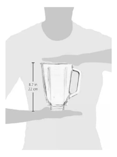 Vaso Con Tapa Oster Clásico Cuchilla Y Mini Vaso De Plástico