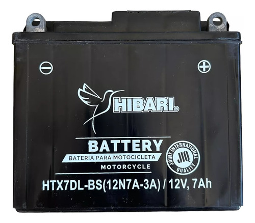 Bateria Moto 12n7-3a Yb7bl 7ah (honda Kawasaki Ktm Suzuki)