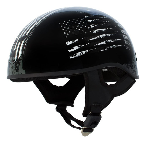 Hld1043 Casco Avanzado Medio 'black And White Warrior  ...