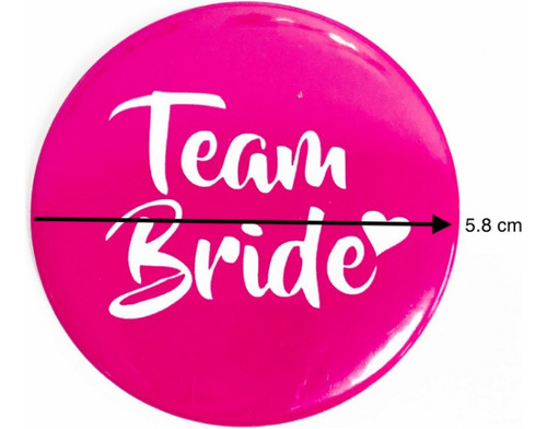 7 Distintivos Botones Pin Para La Novia Y Equipo De La Novia
