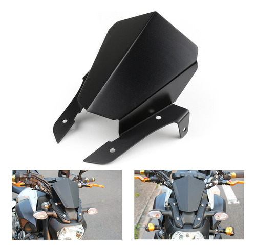 Parabrisa Parabrisa Para Yamaha Mt07 Fz07 2014-2016 Negro