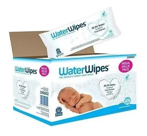 Toallitas para bebés WaterWipes, paquete de 60 x 12: entrega al día  siguiente