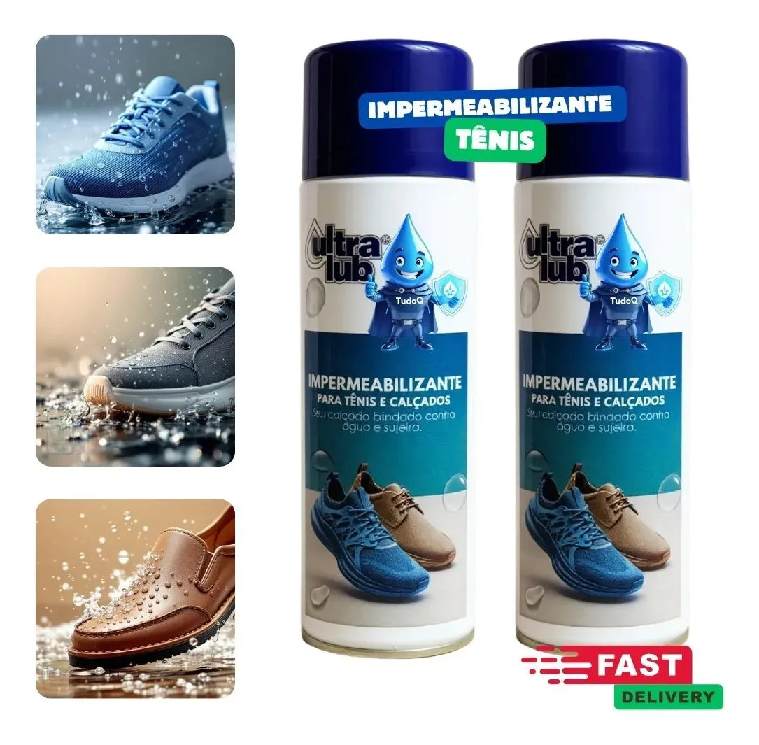 2 Impermeabilizante Tênis E Calçados 325ml Tudoq Ultralub Tê