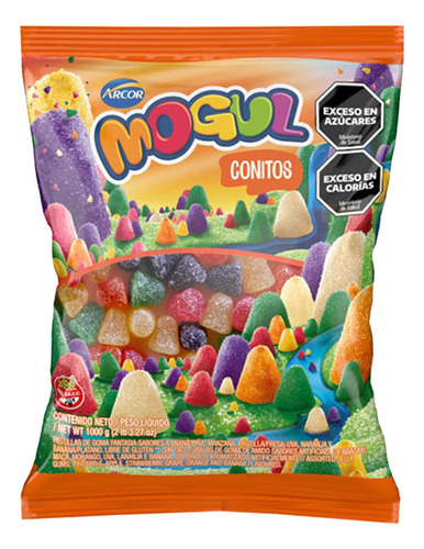 Mogul Conitos Frutales Gomitas 1 Kilo Compañía De Golosinas