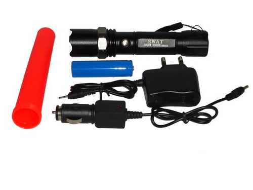 Lanterna Led Swat 30000 Lumens + 3 Acessórios