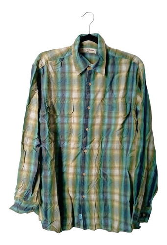 Camisa Plaid Para Caballero Tommy Bahama Talla M