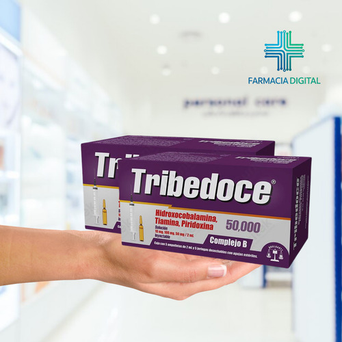 Tribedoce Inyectable 50,000 Ampolletas Complejo B - 2 Cajas