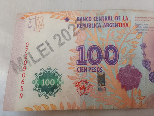 Billete Campaña Presidencial Javier Milei 2023 Coleccionable