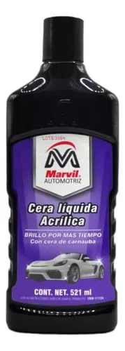 Cera Liquida Para Autos Marvil Roja 1pz(521ml