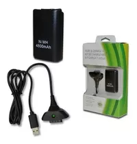 Comprar Kit Carga Y Juega Para Control Xbox 360 Pila Bateria Y Cable