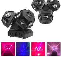 Comprar Cabeza Movil Luces 3 Cabezas +laser Para Evento Fiesta Disco
