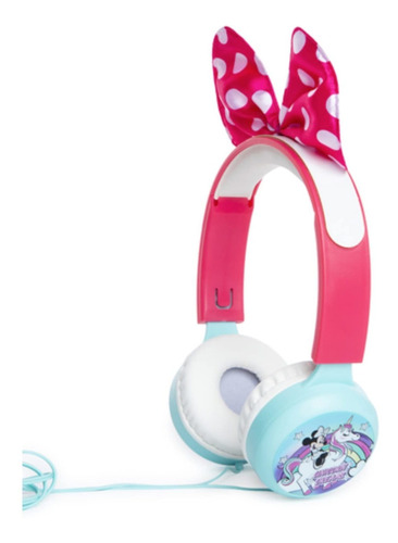 Minnie Mouse Kid Safe Audifono Lazo Rosa