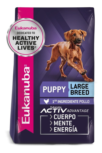 Imagen 1 de 1 de Eukanuba Puppy Large Breed Cachorro 15 Kg / Catdogshop