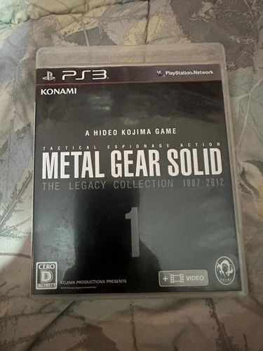 Metal Gear Solid The Legacy Collection Ps3 Japones