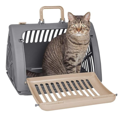 Transportin De Viaje Plegable Para Mascotas, Para Gatos, Pu