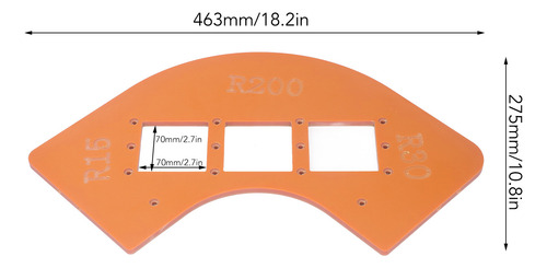 Modelo De Canto Arredondado Radius Jig Router R15 R30 R100 R