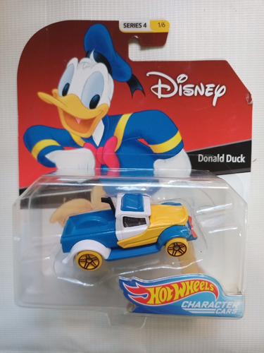 Donald Duck Disney Hot Wheels Character Cars Pato Donald X