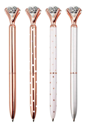 Longkey Diamond Pens Bolígrafo Diamante Cristal Grande Metal