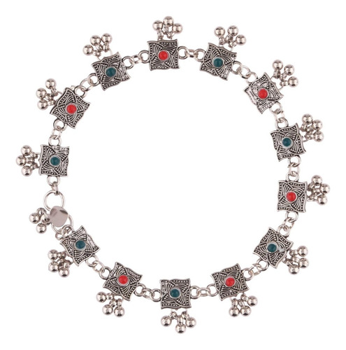 Efulgenz Juego De Tobilleras Con Cadena Y Borlas Con Dijes D