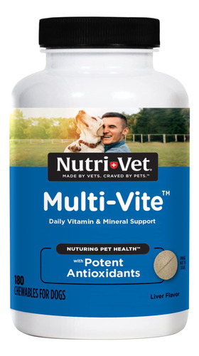 Masticables Multi-vitaminicos Para Perros Nutri-vet, Adulto