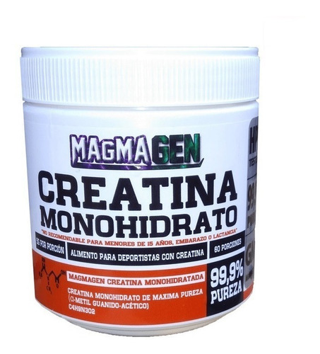 Creatina Monohidratada  99,9% De Pureza - 300g Magmagen
