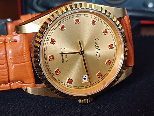 Reloj Homenaje Rolex Datejust Cadisen Automatico Miyota (Usado)