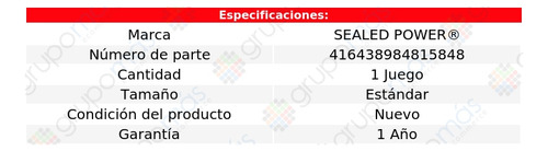Set Bujes Árbol Levas Std G30 Van 71 A 72 Sealed Power