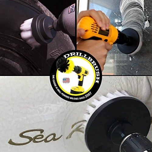 Imagen 3 de 3 de Drillbrush 4 Pulgadas Taladro Cepillo Suave De Cerdas Bla
