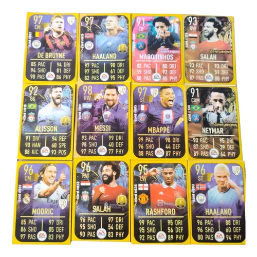 Kit 200 Cards Fifa 23 = 50 Pacotes Figurinhas Neymar Mbappe