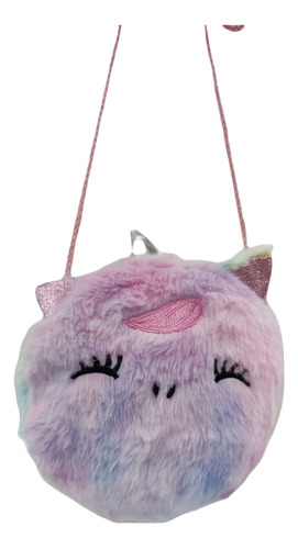 Niño Disfruta Viaje Escolar Maleta Bolso Peluche Unicornio