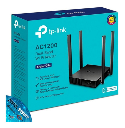 Tp-link, Router Inalámbrico De Banda Dual Ac1200, Archer C50