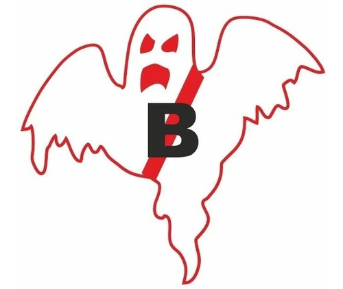 Calco Fantasma De La B - River - 20 Cm - Vinilo