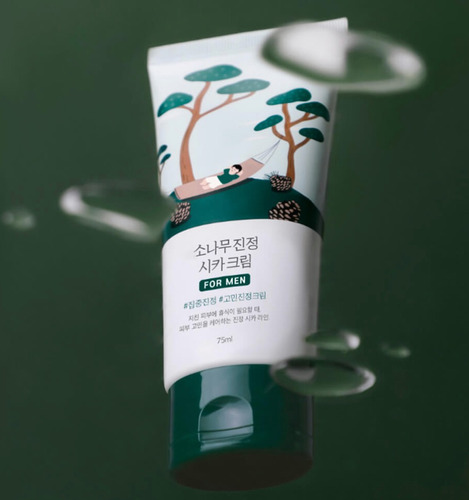 Round Lab Pine Calming Cica Crema Facial Calmante Hombre Todo Tipo De Piel Día/noche