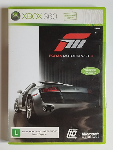 Forza Motorsport 3 Xbox 360 Mídia Física