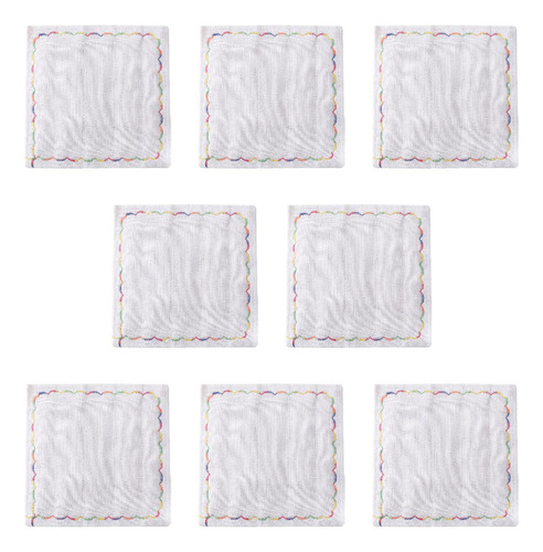 8 Uds. De Toallas Para Platos De Cocina, 30cmx30cm 8 Capas