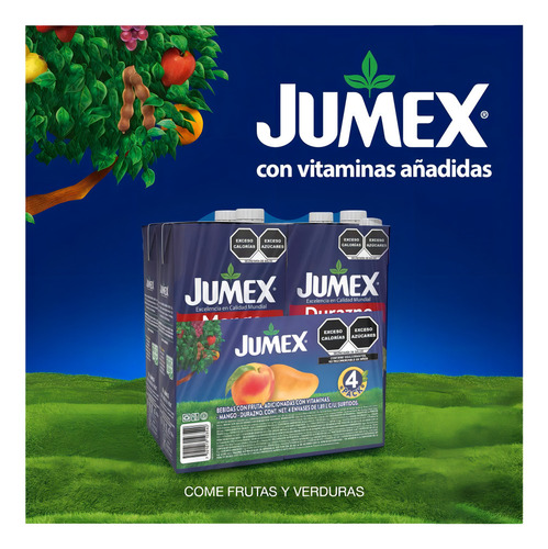 Bebida Jugo Jumex Surtidos 4 Piezas De 1.89 L Mango Durazno