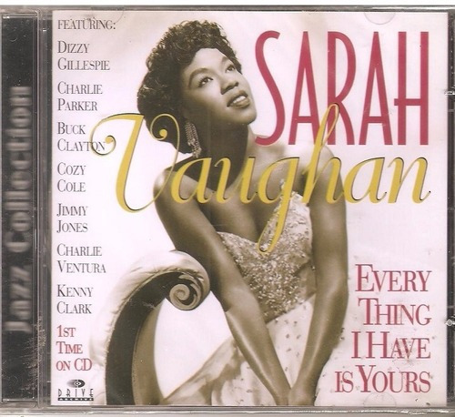 Cd Sarah Vaughan Every Thing I Have Is Yours Lacrado 2000 Br