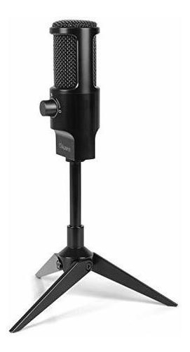 Micrófono Condensador - Micrófono Omnidireccional Usb Alurat