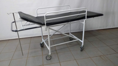 Carro Maca Padiola C/ Suporte Soro / Parachoque /colchonete