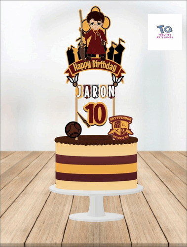 Imagen 3 de 6 de Harry Potter Cake Topper Adorno Para Tortas