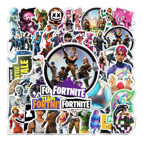 50 Unidades De Mala De Personagem Do Jogo Fortnite Graffiti