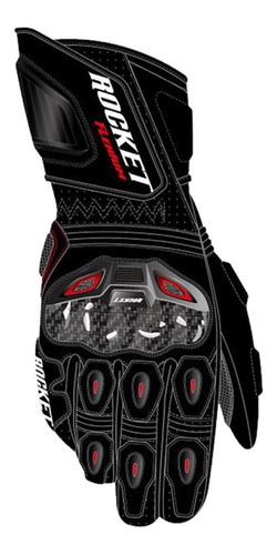 Guantes Para Moto  Joe Rocket  Flexium     Negro / Rojo