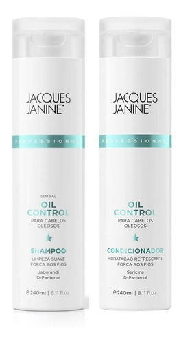  Shampoo + Condicionador Jacques Janine Oil Control 240ml