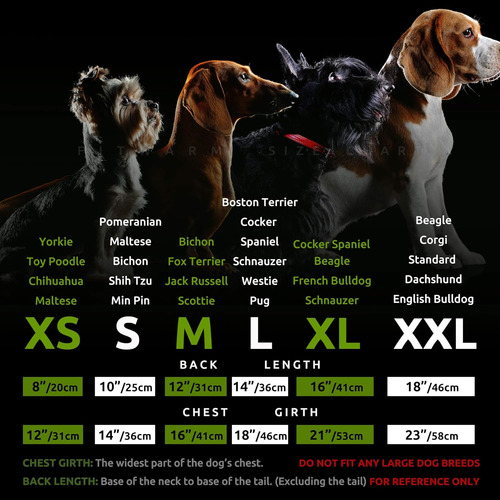 Camisetas Para Perros Fitwarm Con Protección Uv, Talle Xl