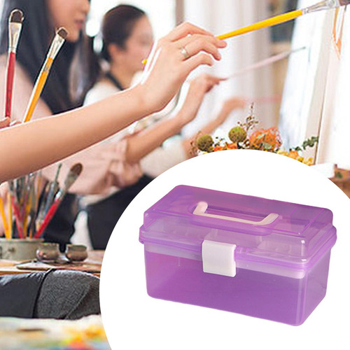 1 Caja De Almacenamiento De Herramientas De Pintura, Caja De