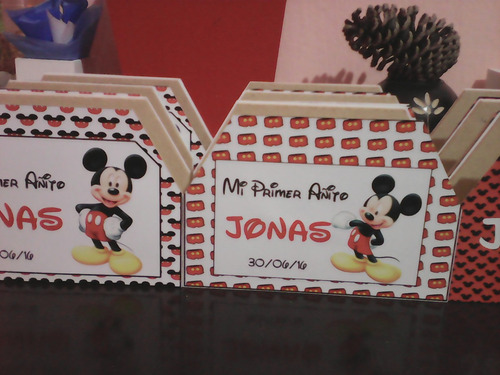 Servilleteros Personalizado Mickey