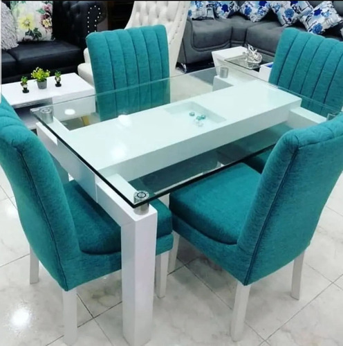 Juego De Comedor En Pino Tratado De 4 Silla Disponible 