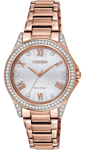 Reloj Citizen Eco-drive Dress Classic Con Cristal Para Mujer