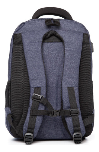 Imagen 3 de 8 de Mochila Notebook Usb Facultad Reforzada Impermeable Full