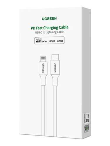 Cable Usb-c Lightning Premium 1m Mfi Carga Datos Nylon 20w